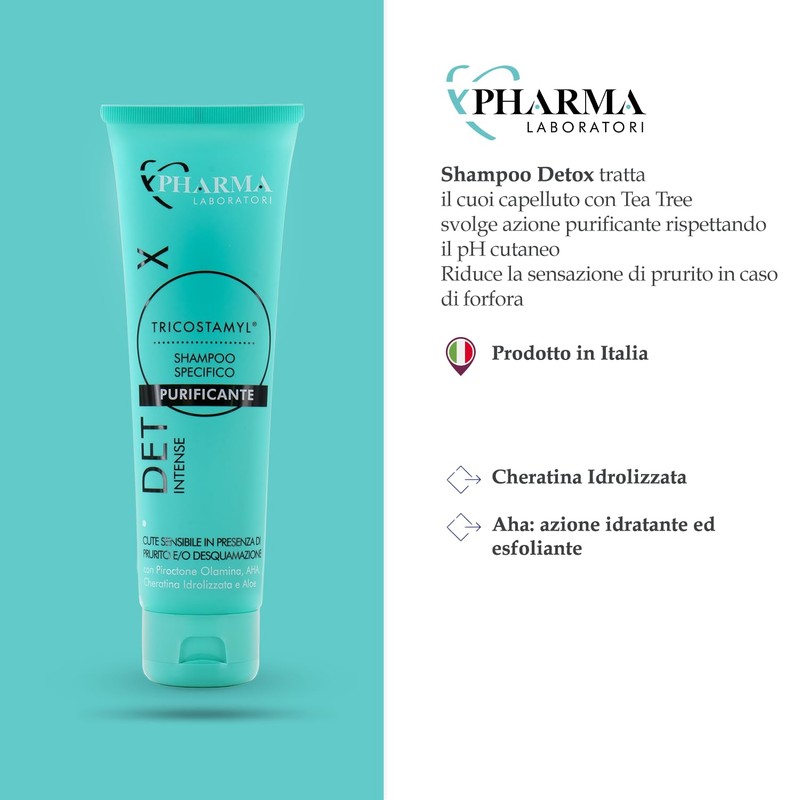 Ylatì Tricostamyl Cleansing Detox Shampoo 200 ml