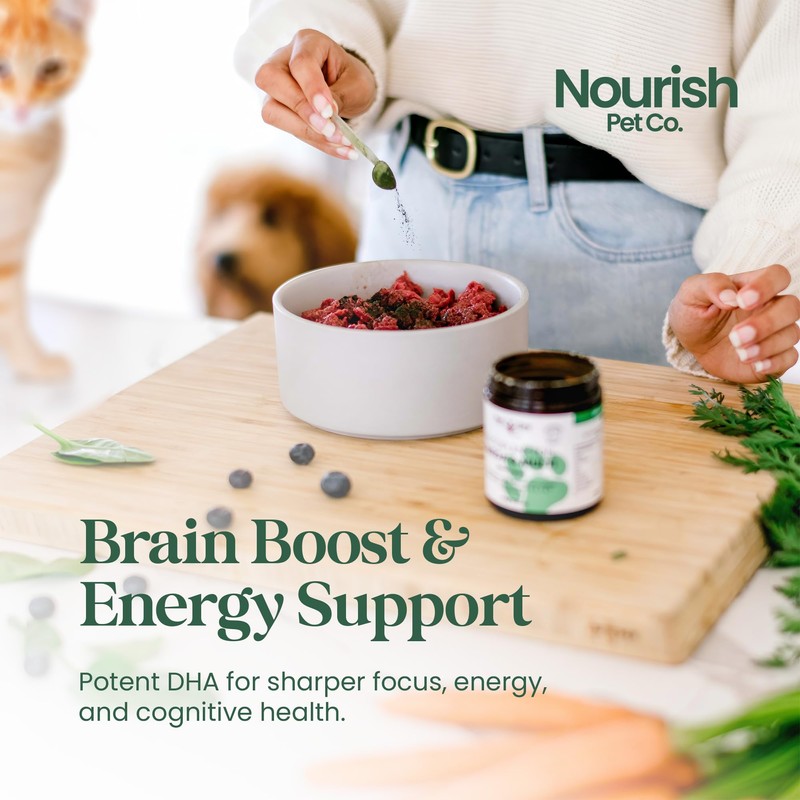 Nourish Pet Co. Phytoplankton Omega & Multi for Dogs &