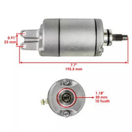 Caltric Starter & Relay Solenoid for Honda TRX450 TRX450ES Fourtrax Foreman 1998-2009