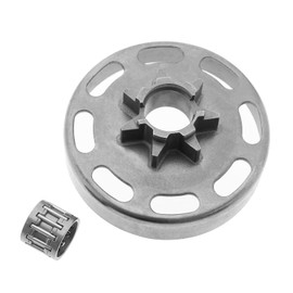 YINETTECH Clutch Drum Sprocket Set with 7 Teeth 325 Inch Pitch Compatible with Husqvarna 435 435E 440 440E 435E II Chainsaw Clutch Drum Sprocket