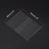 PATIKIL 400pcs 55x40mm Perforated Shrink Bands PVC Heat Shrink Wrap