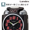 LANDEX YT5243BK Loud Gachibel Analog Alarm Clock with Snooze Light,
