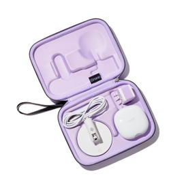 Nanit - Funda de viaje - Funda protectora rígida para monitor de bebé Nanit Pro y accesorio de viaje multisoporte, color morado floral