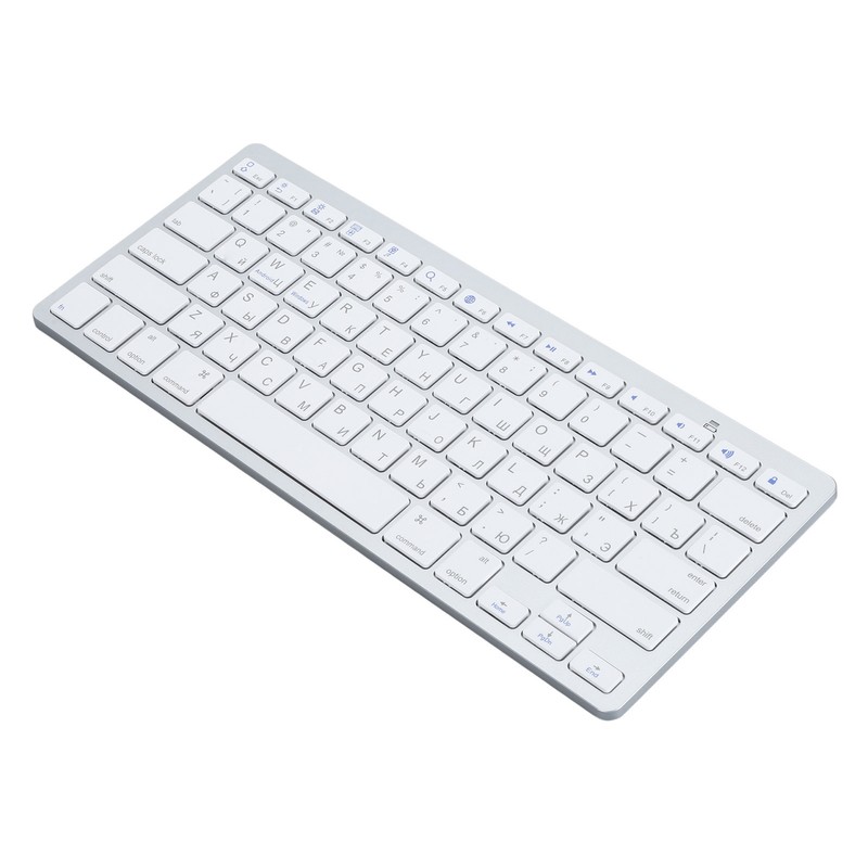Ultra Thin Keyboard BT Wireless Splashing Proof Bilingual Language Keypad