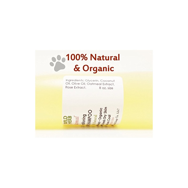 Dog Shampoo Unscented Oatmeal (16 oz)