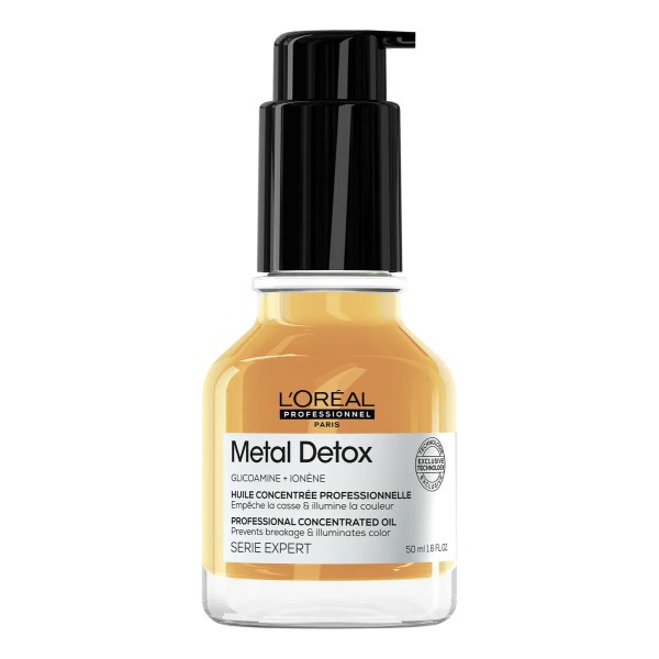 Aceite Fortalecedor L'oreál Profesionnel Metal Detox 50 Ml