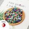 Rainbow Mix Sequins,Sequins for Crafting,10000Pcs 6mm Mixed Bulk Loose Round