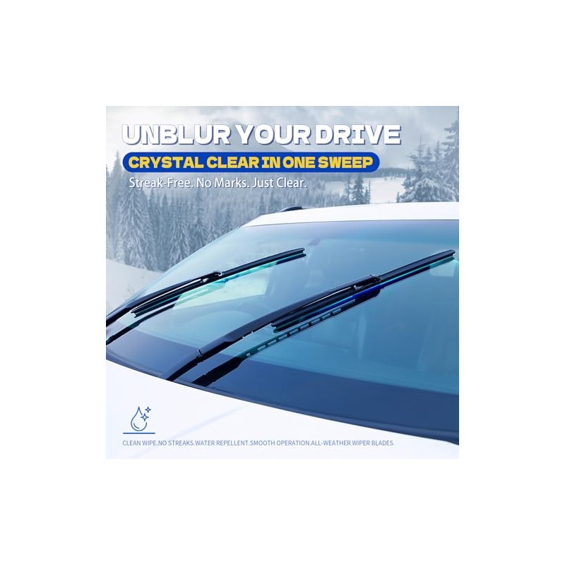 Premium All-Season Windshield Wiper Blades for Toyota