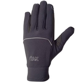 AK Xtreme Designed Polar Flexi Winter Horse Riding Gloves & for Daily Dressing Riding Gloves AKRS-6620 (XL, Black/Silver)