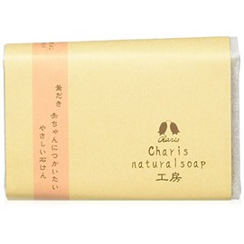 Charis Natural Soap Workshop Gentle Soap That You Want to Use with Babies, 3.2 oz (90 g) [Cooking Method]