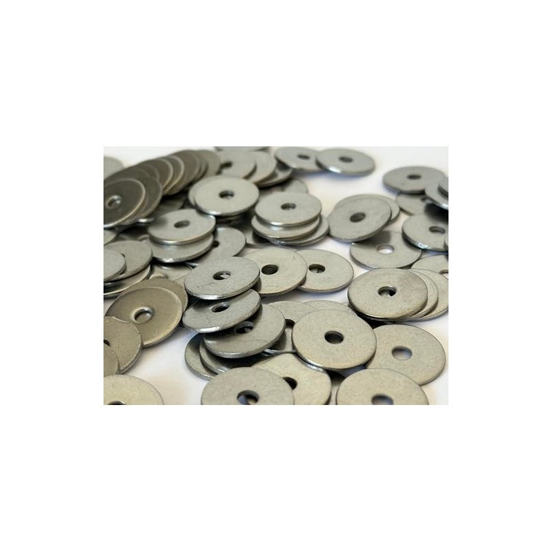 M5 x 20mm x 1.25mm Penny Mudguard Washer - Stainless
