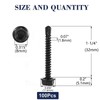 #12 x 1-1/4" Sheet Metal Screws 100PCS 410 Stainless Steel