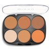 Bissú Contouring Powder Palette (6 colors) (03 Bronzed to Dark)