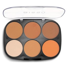 Bissú Contouring Powder Palette (6 colors) (03 Bronzed to Dark)