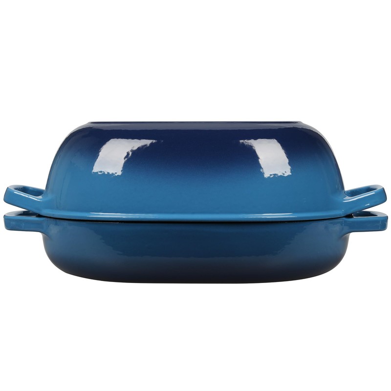 EDGING CASTING Enameled Cast Iron Dutch Oven Pot with Lid,