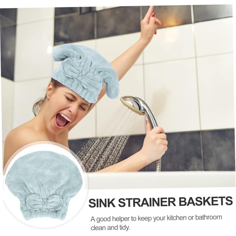 Housoutil Gorro De Secado Doméstico Toalla Cabello Microfibra Duradero y