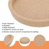 uxcell 4pcs Cork Coaster with Lip for Drinks Absorbent, 4