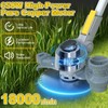 YEXLXLN 6000mAh Electric Weed Wacker Cordless, Battery Powered Weed Eater