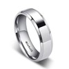 ZatRuiZE Mens Tungsten Carbide Ring 8MM Womens Ring Wedding Engagement