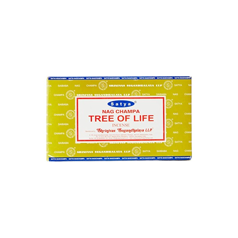 Satya Incense Sticks, Black, Tree of Life