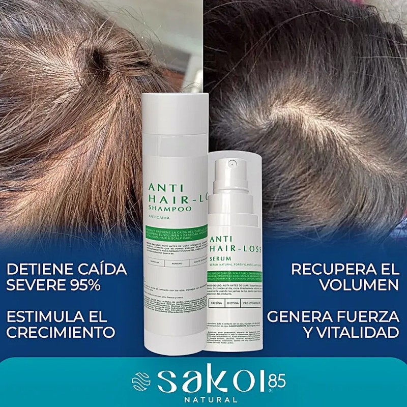 Shampoo Anticaída Tratamiento Para Densidad Capilar Mujer