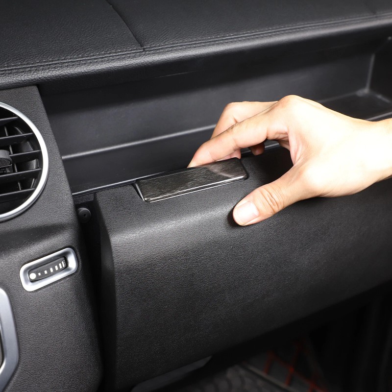 BEBECAR Wood Grain Glove Box Switch Button Trim Cover Fits