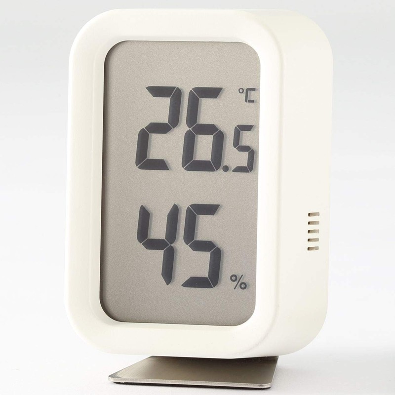 Mujin Ryohin Digital Thermometer and Hygrometer White/Model Number: MJ-DTHW1 15832378