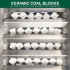 Quantfire Ceramic Briquettes Grill Bricks Replacement 50 Piece Barbecue Briquettes