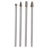 4pcs 6mm Tungsten Steel Carbide Rotary Burr Set Fits Rotary