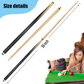 VANLAN Pool Cue Stick Billairds cue Stick Pool Stick 58" Set of 2/Set of 4 /Set of 4 20OZ for Pool Table,Pool Sticks with 13mm Tip (58" Set of 2)