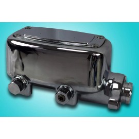 auto city classic chrome aluminum master cylinder with built in proportioning valve new 1" bore