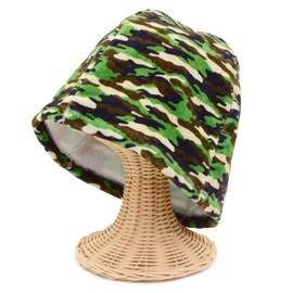 Lulu & berry Sauna Hat, Imabari Towel, Sauna Towel, Hat, Imabari, Large Cap, Made in Japan, Men's, Women's, Washable, Sauna Goods, 100% Cotton, Prevents Bleeding, Hair Damage Prevention, Camouflage