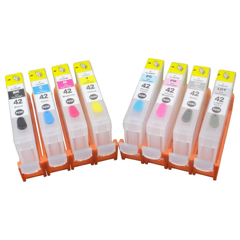 UP CLI-42 Refillable Ink Cartridge Compatible for Canon Pro100 Pro-100