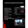 Digital Camera, Bextgoo 4K Vlogging Camera with 64GB Card, 48MP