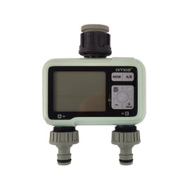 AMOS Digital Water Timer Programmable Hose Sprinkler Irrigation Timer For Watering Gardens Control System x 2 Outlets