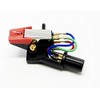 Headshell, Chrome mount cartridge, Elliptical needle, stylus for DENON DP-30L,