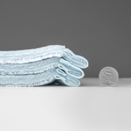 Mellowdy Extra Thick Hearty Plush Flannel Blanket (Light Blue, 60x80) - 500GSM Twin Size Warm Blanket for Winter, Fall | Soft, Fluffy, Cuddly, Perfect for Bed, Oversized Throw for Couch, Sofa