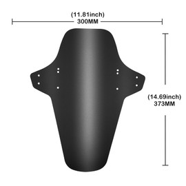 jiankun MTB Mudguard, 2-Piece Bicycle Mudguards, Mountain Bike Mudguard, MTB Splash Guard for 20-29 inch Bicycles, Front and Rear Compatible Mudguard (D-Blue)