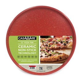 casaWare Pizza/baking Pan 12-inch (Red Granite)
