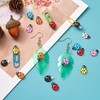 Cheriswelry 100pcs Ladybird Resin Cabochon 10 Colors Inserts Flat Back
