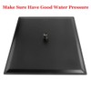 NearMoon Rain Shower Head, High Flow Stainless Steel Square Rainfall