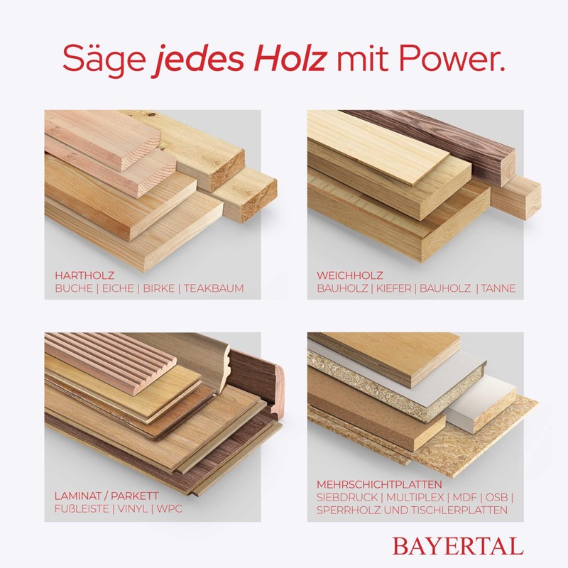 Bayertal Saw Blade 125 x 22.23 - Precision for Woodcuts