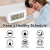 ripefun Digital Alarm Clock with Large LED Display – Portable