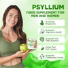 Psyllium Husk Gummies, 1500mg Psyllium Husk Fiber Supplement with Probiotics,