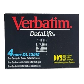 Verbatim  NEW VERBATIM DAT/DDS DATALIFE 4MM-DL 125M DATA TAPES