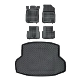 Rezaw-Plast Floor Mats for Honda Civic Sedan 2016-2021 Car Mats & Cargo Mat 3D