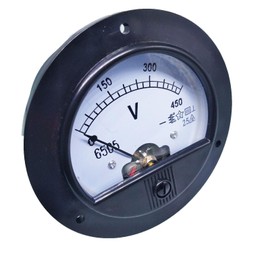 DC 0-450V Round Analog Volt Pointer Needle Panel Meter Voltmeter