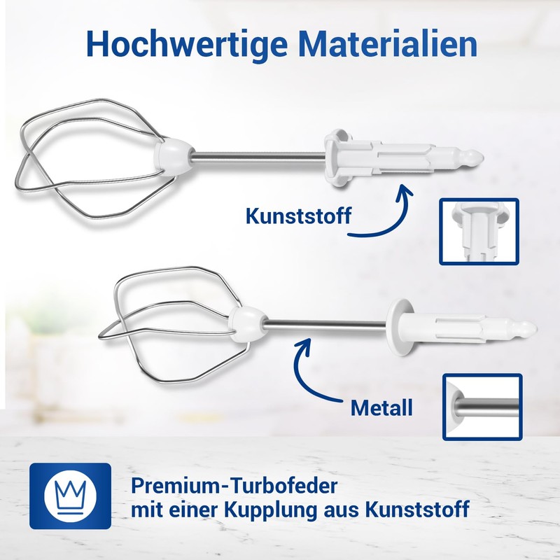 Whisk Replacement for Bosch 00659061 Turbo Brush Set Right Left