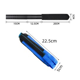 AIMALL 2PCS Exercise Bike Pedal Straps，Toe Clips Straps Fixie Bicycle Pedals Anti-Slip Cycling Bike Adjustable Length Universal Pedal Strap Fits Most Bike Pedals Black