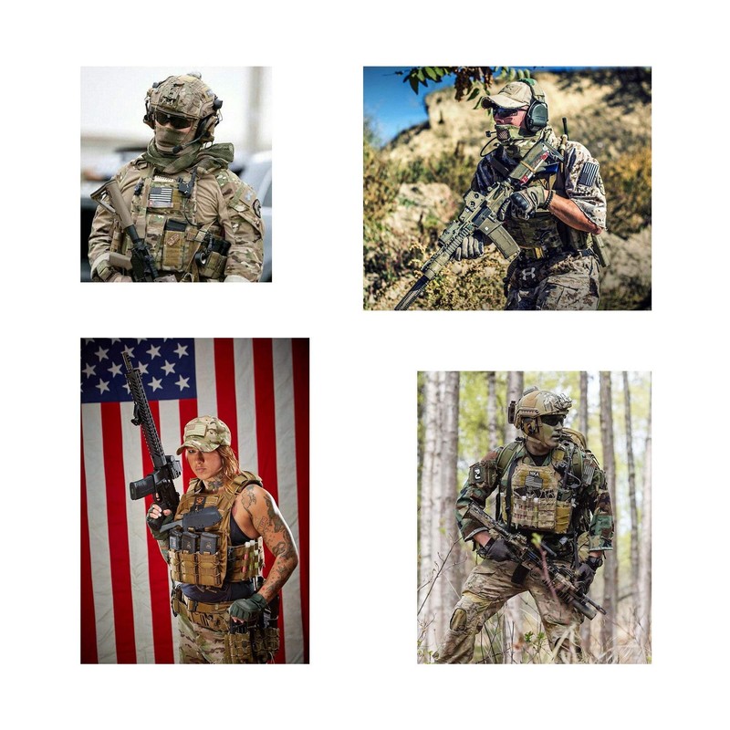 Tactical Patches of USA US American Flag Reverse, with Hook